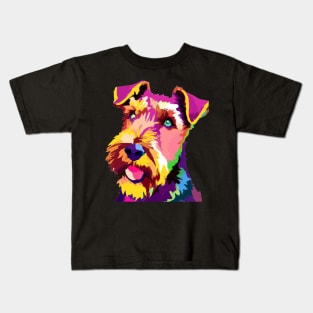 Airedale Terrier Pop Art - Dog Lover Gifts Kids T-Shirt